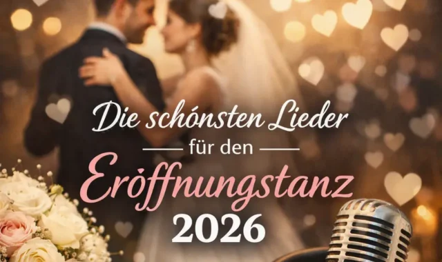 Die schönsten Lieder für den Eröffnungstanz 2026
