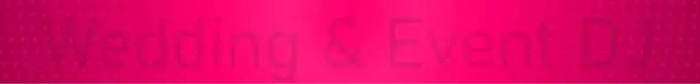 Text in pink: "Weddings & Event Design"